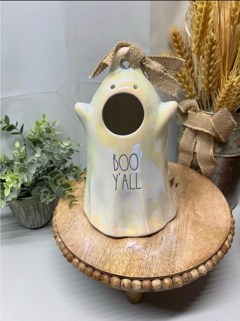 Halloween Rae Dunn birdhouse decor